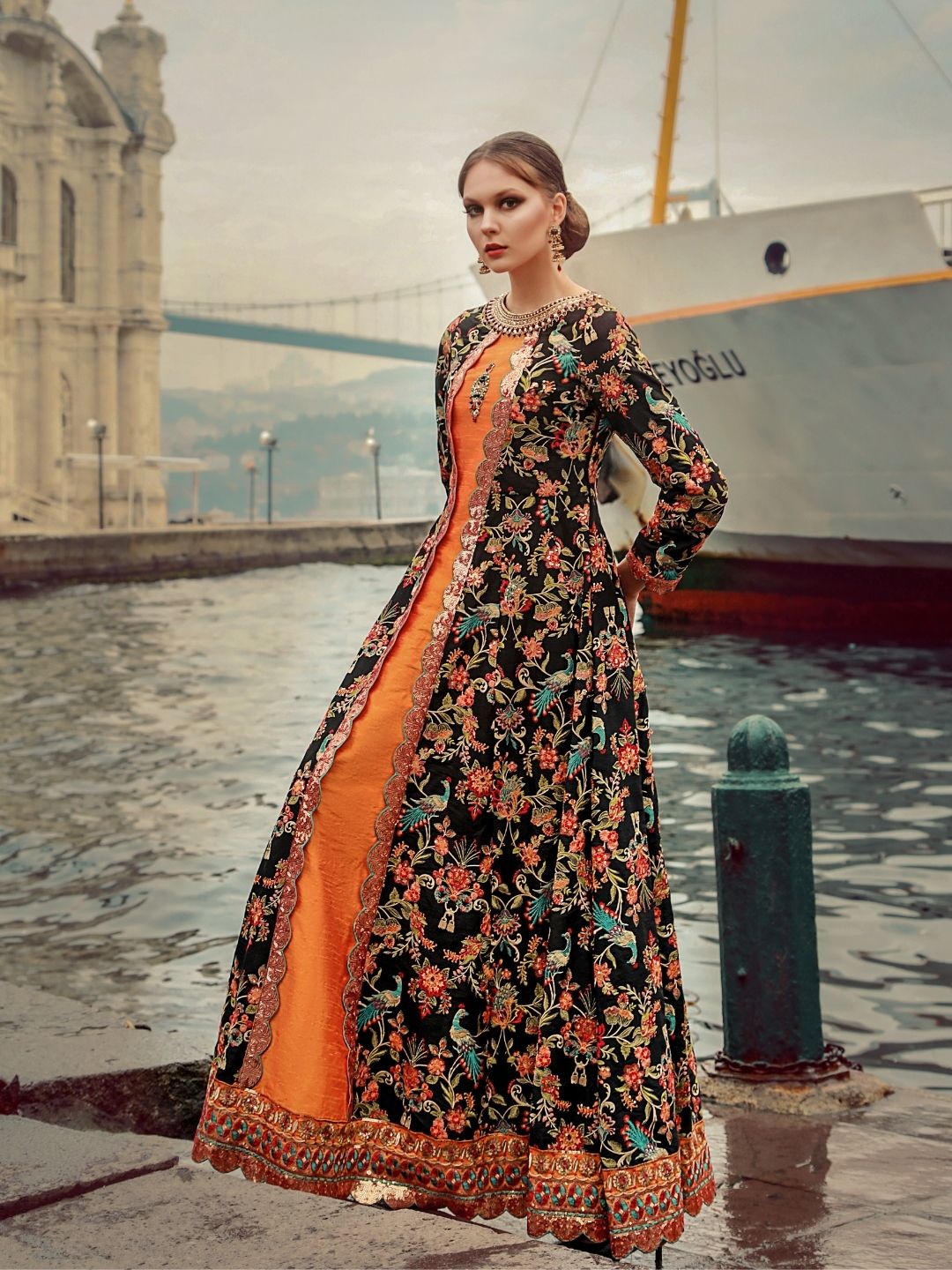 Black and Yellow Jaal Maxi